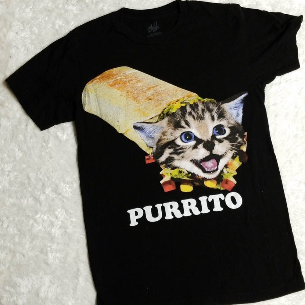 purrito cat tee
